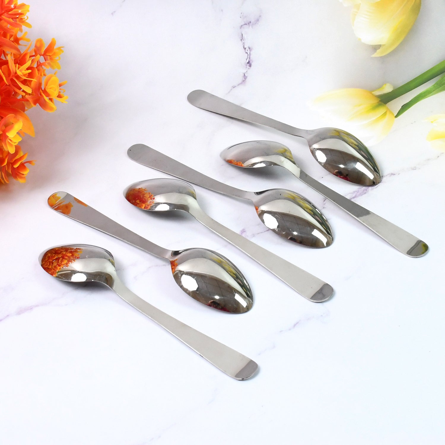 Stainless Steel Table Spoons Set of 6 Stainless Steel Table Spoons Set of 6